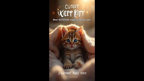This KITTY is out of this world! 😻✨ You'll fall in love!