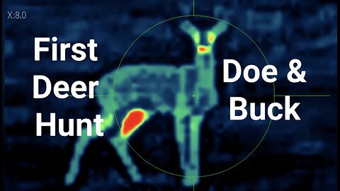 First Deer Hunt: Doe and Buck on same Hunt