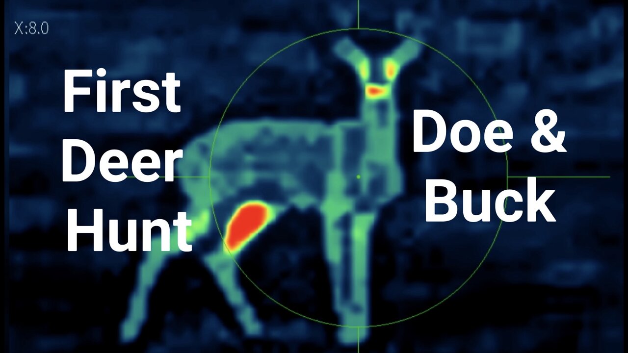 First Deer Hunt: Doe and Buck on same Hunt