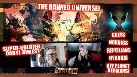 INTERVIEW WITH SUPER-SOLDIER DARYL JAMES! REPTILIANS! GREYS! CLONES! HYBRIDS! TIME TRAVEL AND MORE!