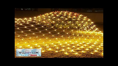 Dazzle Bright Christmas 360 LED Net Lights 12FT x 5 FT Connectable Review