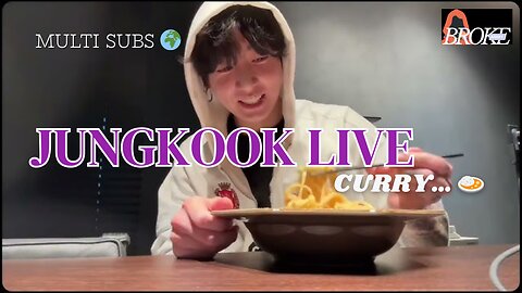 카레… 🍛 Jungkook LIVE 🔴 Multi Subs | BTS JK Weverse Live – Dec 3 💜