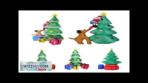 Merry Christmas Decorations For Home Outdoor Inflatable Christmas Tree Santa Claus Night Review