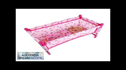 Baby Toddler Crib Bed Plastic Furniture for 9"-12" Reborn Dolls Review