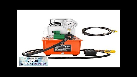 VEVOR Electric Hydraulic Pump 10000 PSI 750W 110V 488 in³/8L Capacity Single Review