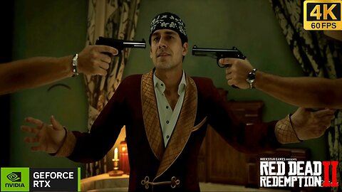 🔥 Van der Linde's Ruthless Payback|| Angelo Bronte's death scene||4K 60 fps gameplay -RDR 2
