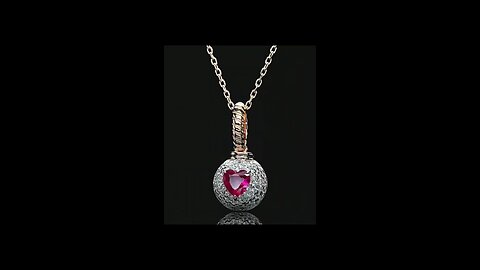 WinstonMall Diamond Pendant Luxury Fine Jewelry Necklaces