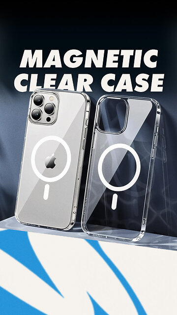 Magnetic Clear Case for iPhone