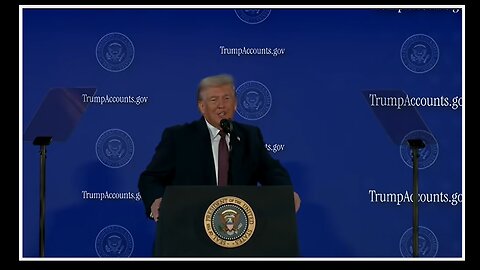 President Trump Talks 'Trump Accounts' for Kids 012826