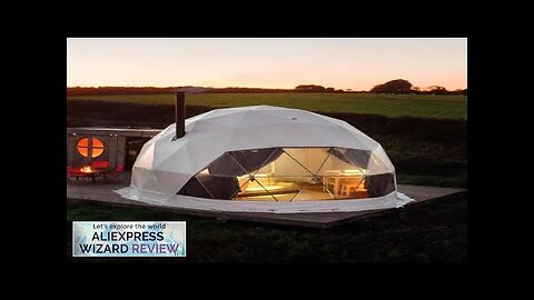 Outdoor Resort Luxury Igloo House Glamping Hotel Geodesic Dome Tent Kit Review