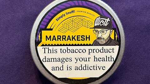 Simply Snuff Marrakesh Nasal Snuff Review