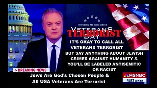 MSNBC Lawrence ODonnell Says Veterans Are Terrorist As Synagogue Of Satan Israel AIPAC Destroy USA