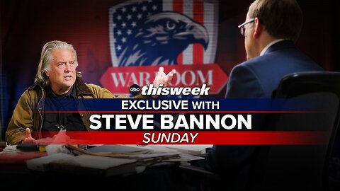 1-on-1 with Steve Bannon -- ABC News | Steve Bannon