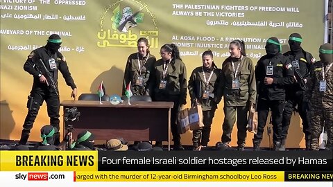 Four Israeli Hostages Released By Hamas After 15 Months