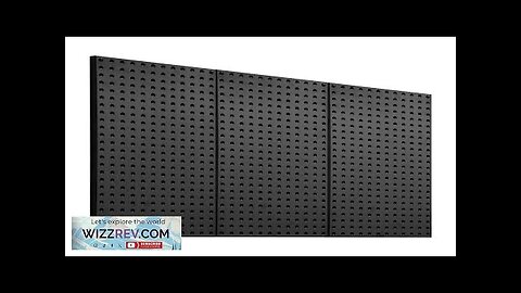 Metal Pegboard Panels 3 Pcs 24" x 12" Wall Organizer for Garage Review