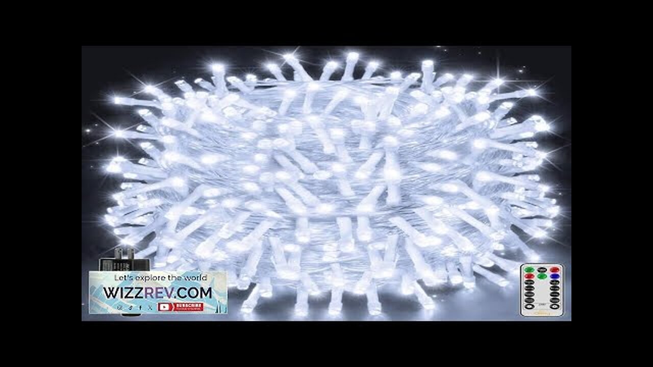 Ollny Christmas Lights Outdoor 800LED 262FT Cool White Plug in Fairy Lights Review