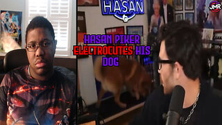 Hasan Piker SHOCKS his dog on twitch! makes his dog YELP in pain