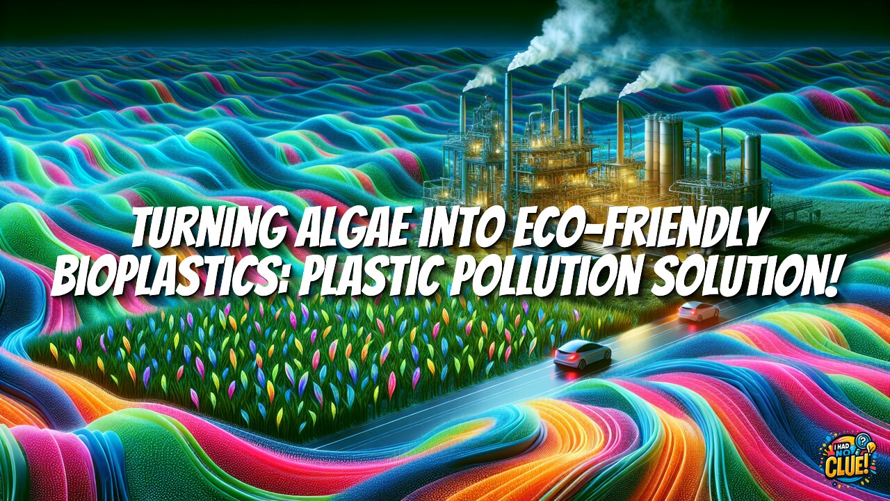Turning Algae into Eco-Friendly Bioplastics: Plastic Pollution Solution!