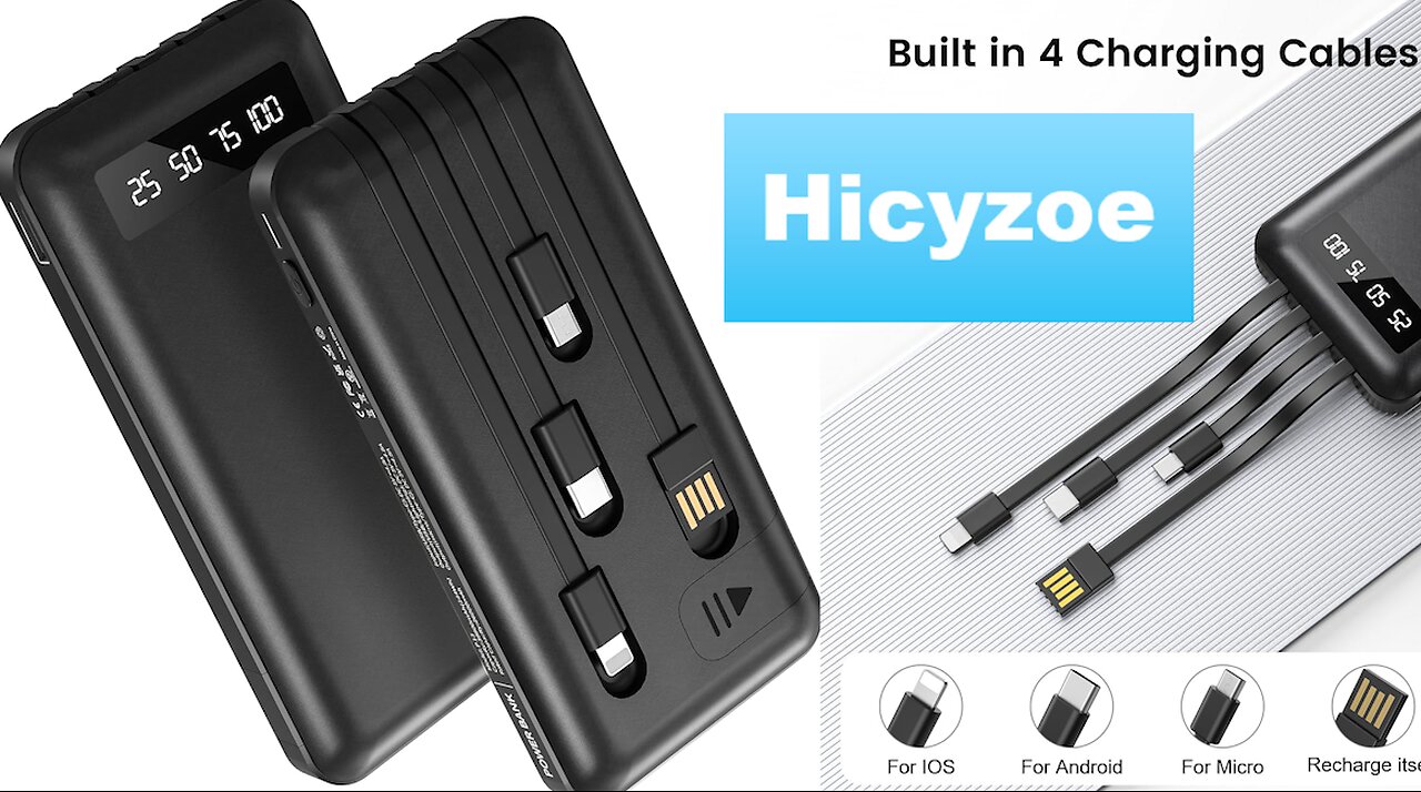 Hicyzoe Portable Power Bank Charger