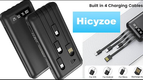 Hicyzoe Portable Power Bank Charger