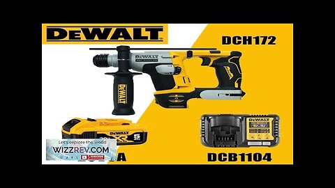 DEWALT DCH172 Brushless 20V Portable Lithium Battery Hammer Impact Drill Shock Absorption Review