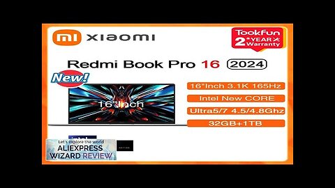 XIAOMI Redmi Book Pro 16 2024 Laptop Intel Ultra5 125H 7 155H Review