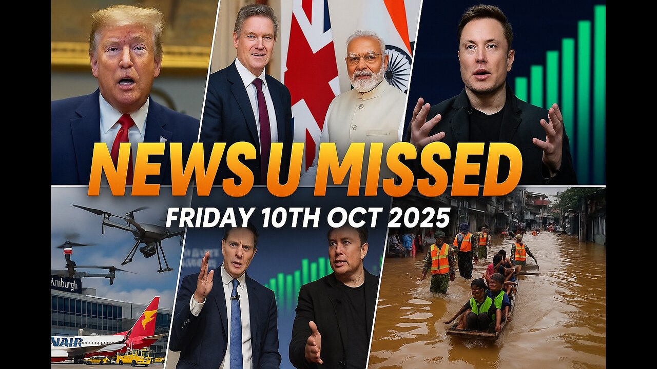 NEWS U MISSED WITH PAUL BROOKER & DREW DEMI FRIDAY 10TH OCT 2025