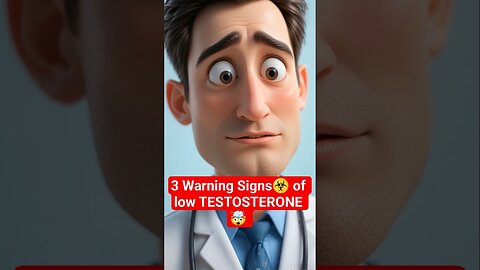 3 Warning Signs of Low Testosterone Every Man Should Know 🚨 | Men’s Health Tips