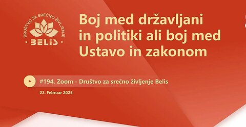 IZOBRAŽEVANJE ZA BOJ MED DRŽAVLJANI IN POLITIKI - Bellis M. (prof. Danica Jazbinšek o policiji ...)