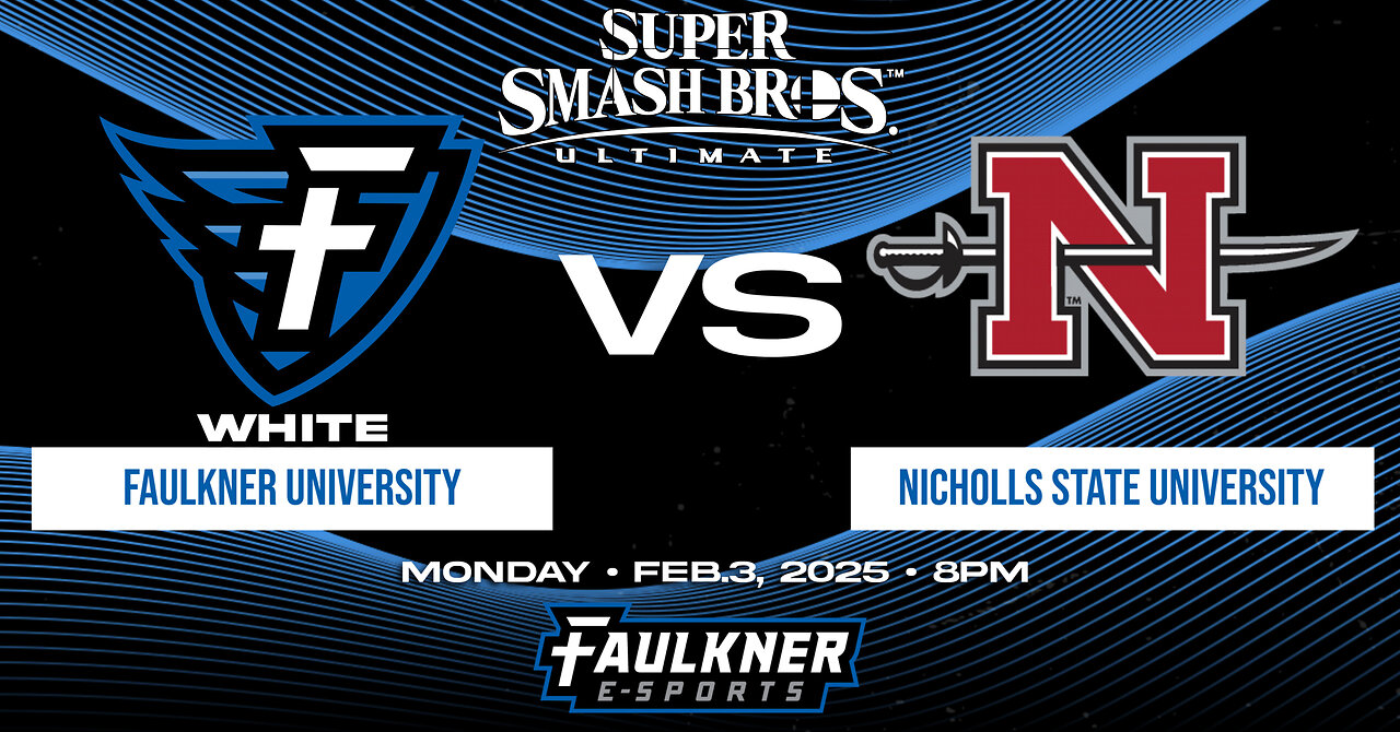 Smash Bros.- Faulkner White vs. Nicholls State University Colonels (2/3/2025)