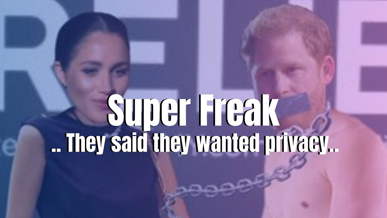 Harry And Meghan Markle 'Super Freak' Image Compilation