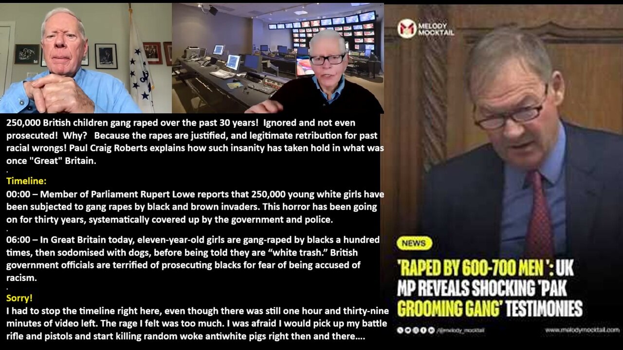 Dr Paul Craig Roberts: Thousands of Gang Rapes Ignored by British Leaders!