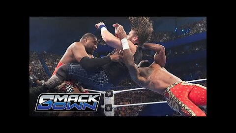 The Street Profits challenge The Wyatt Sicks for the WWE Tag Team Title SmackDown, Oct. 10, 2025