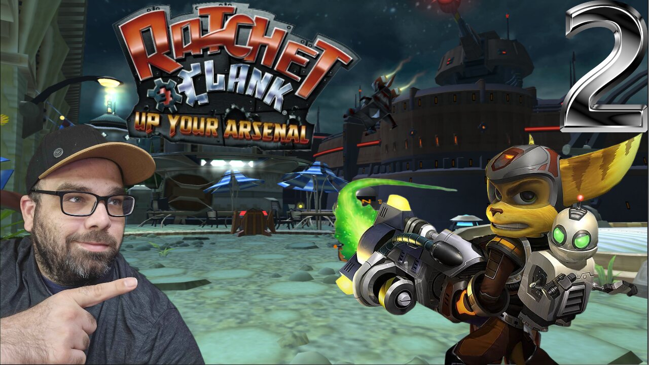 Playing Ratchet & Clank: Up Your Arsenal!! For The First Time! Stream 2