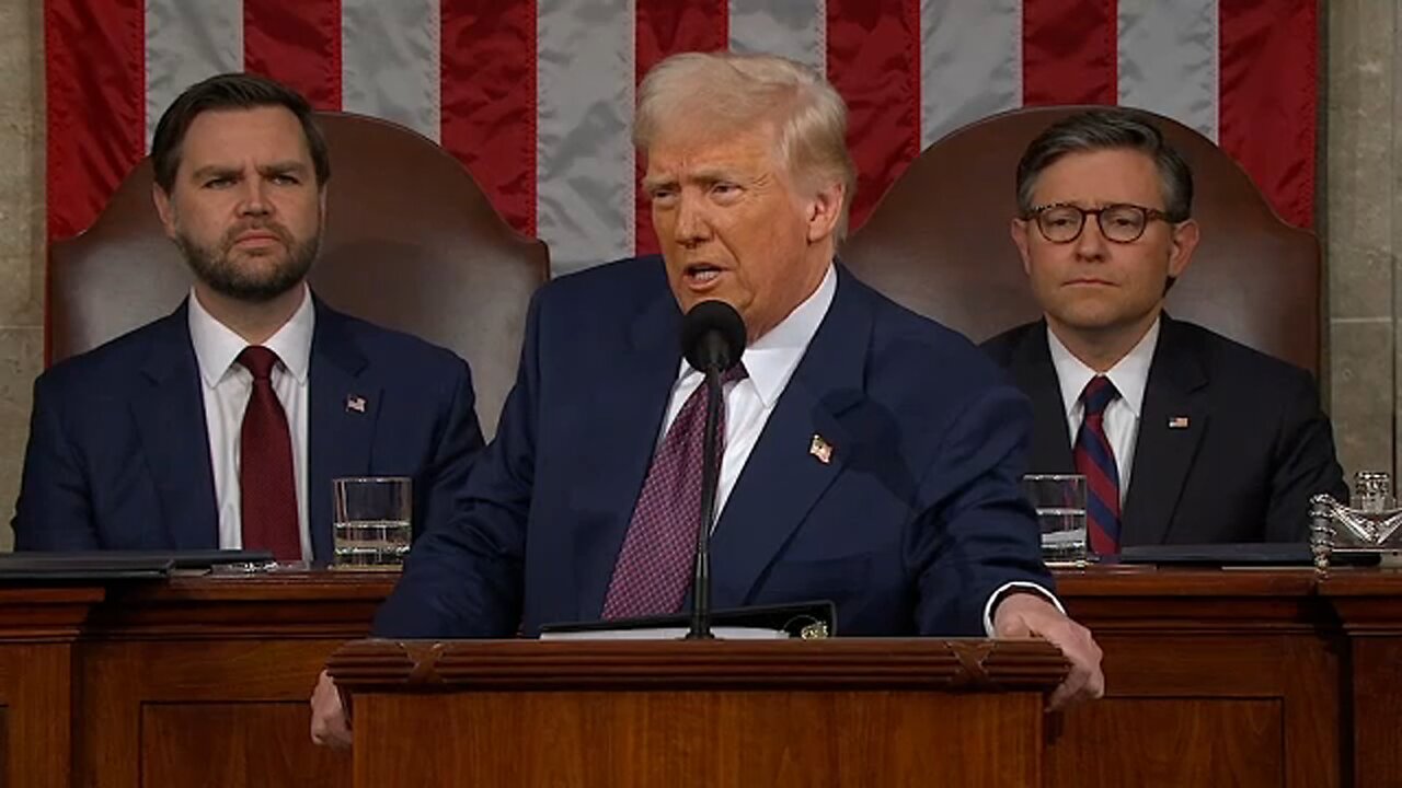 Live: President Trump address to congress