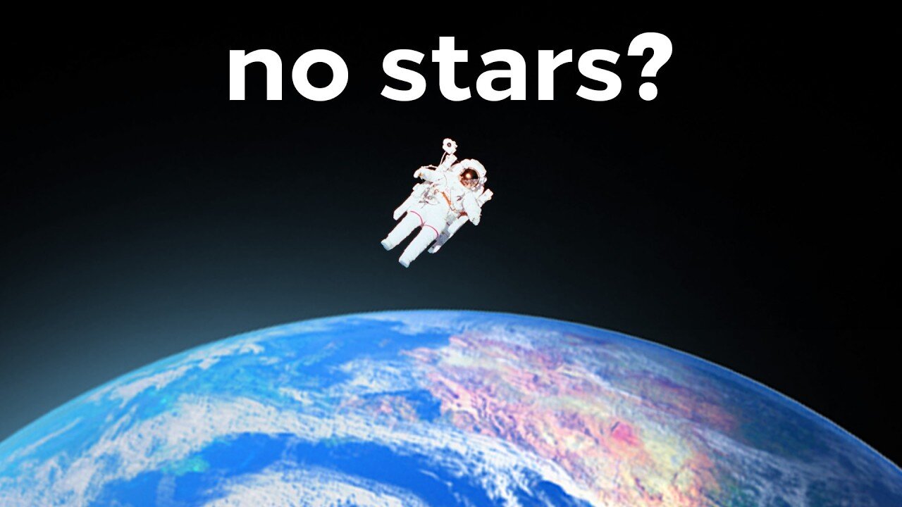 Why Are There No STARS In Space?