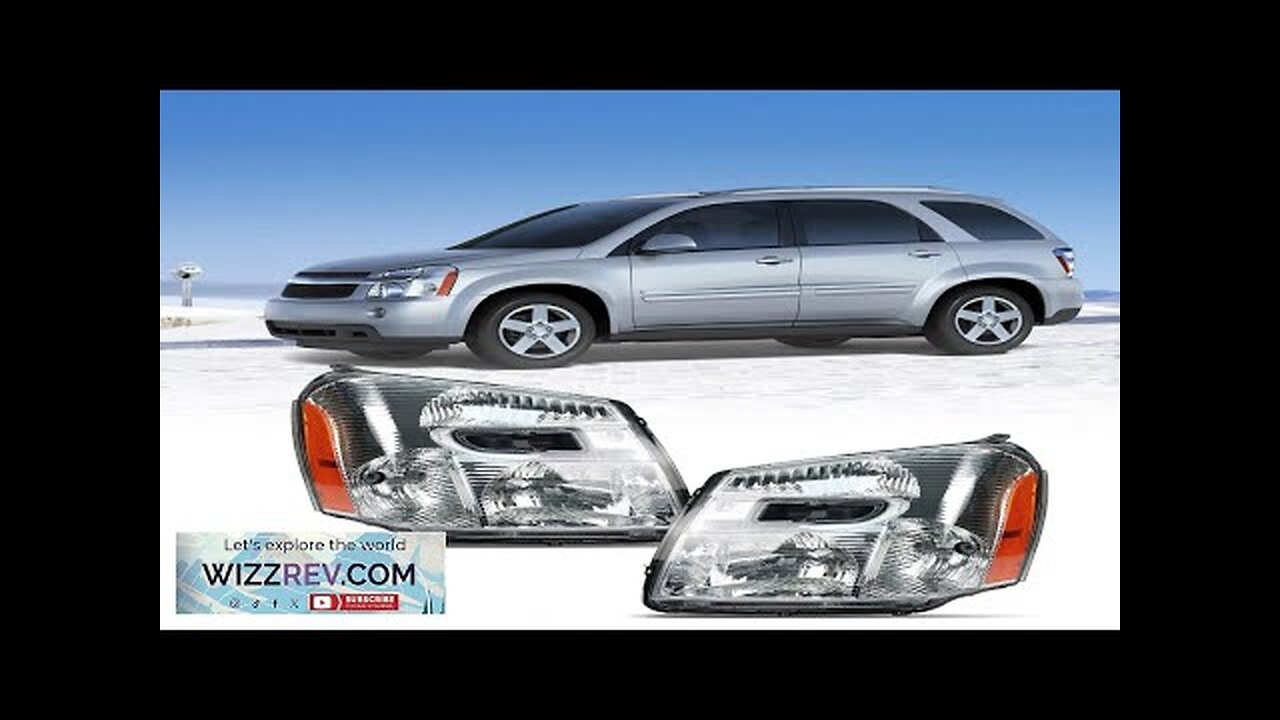 USA Direct 1 Pair Car Headlight Assembly Clear Lens Cover Headlamp No Review