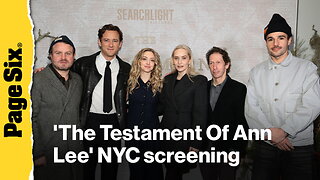 Amanda Seyfried, Lewis Pullman and more attend the NYC screening of 'The Testament Of Ann Lee'