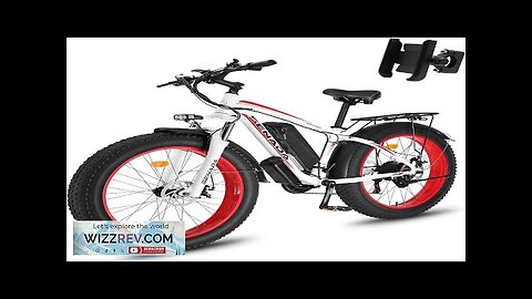 SENADA Electric Bike for Adults 26"x 4" Fat Tire Ebikes 1000W Motor Review