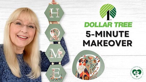 Dollar Tree Wall Decor 5-Minute Makeover