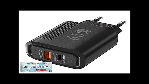 GaN Tech APD-180 65W 2-Port USB PD Charger USB-A+USB-C PD QC3.0 Fast Review