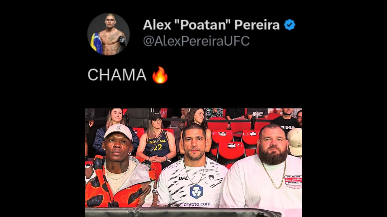 Alex Pereira & Israel Adesanya hanging out at the UFC Event