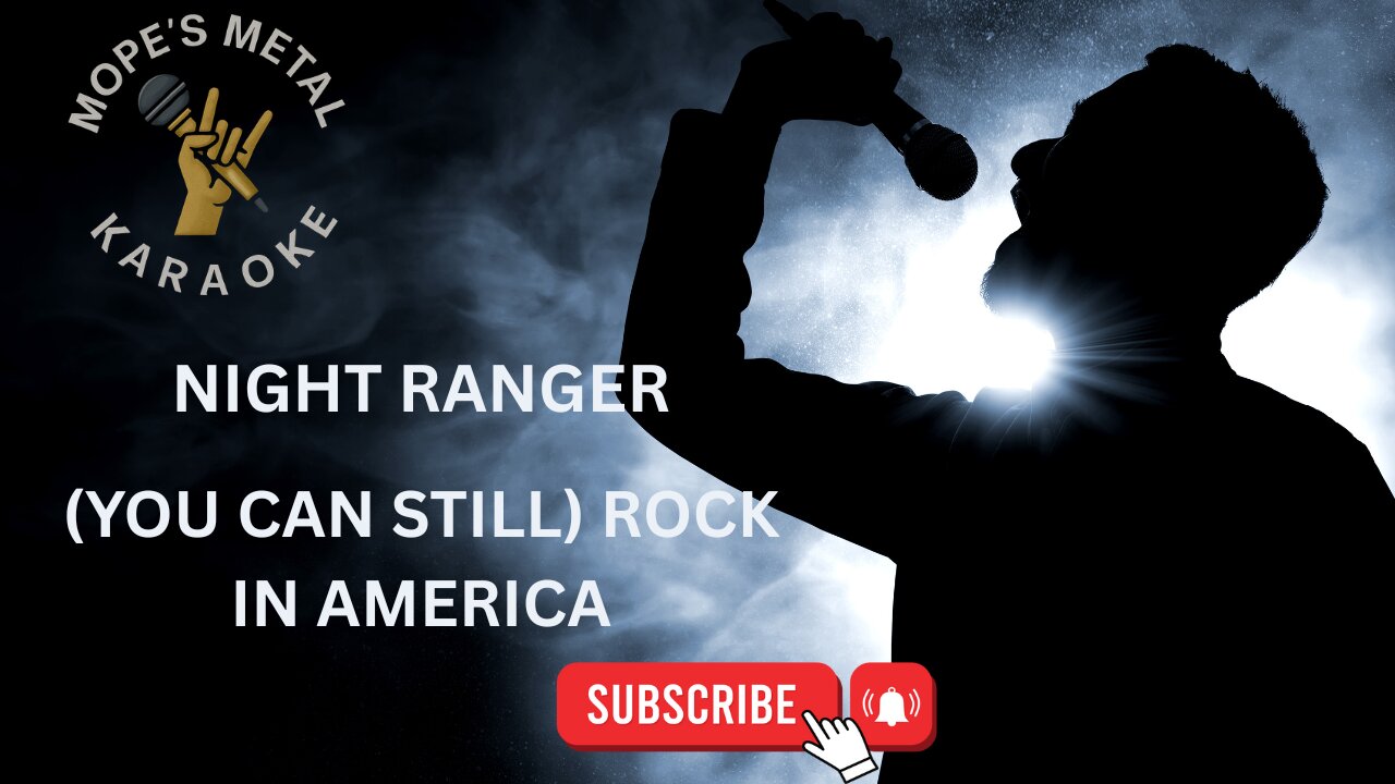 Night Ranger - (You Can Still) Rock In America Karaoke