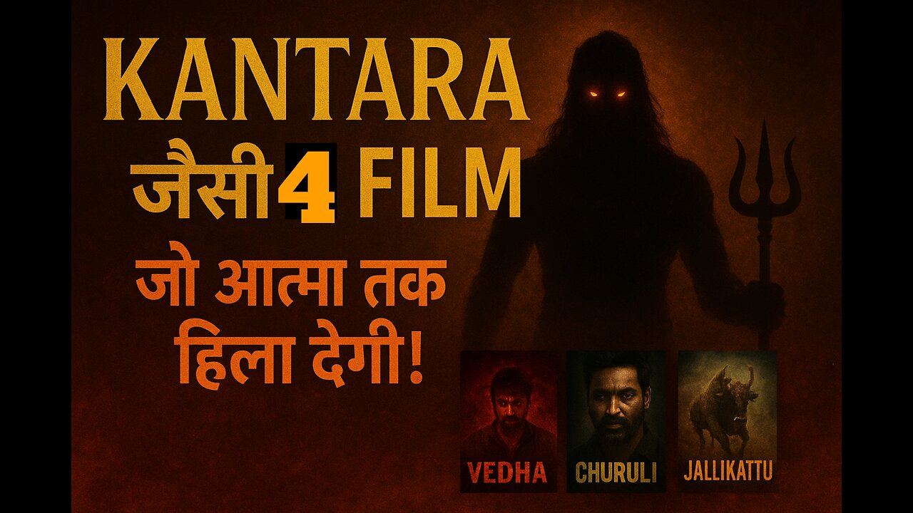 Kantara जैसी 5 फिल्में जो आत्मा तक हिला देंगी!"