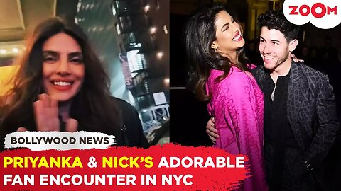 Priyanka Chopra and Nick Jonas WIN HEARTS with this ADORABLE interaction with a fan in New York!