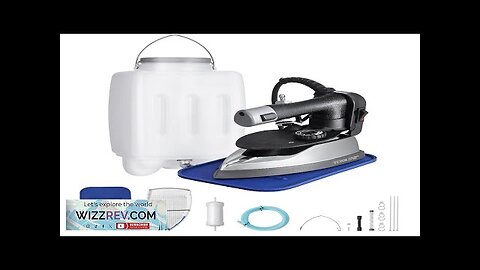 Gravity Feed Steam Iron 1000W Gravity Feed Iron with 3.5 L Tank Review