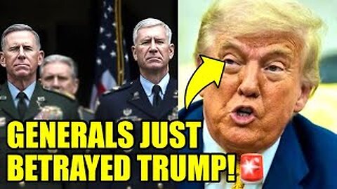 🚨Trump HIDES As GENERALS Drop SURPRISE BOMB On Him