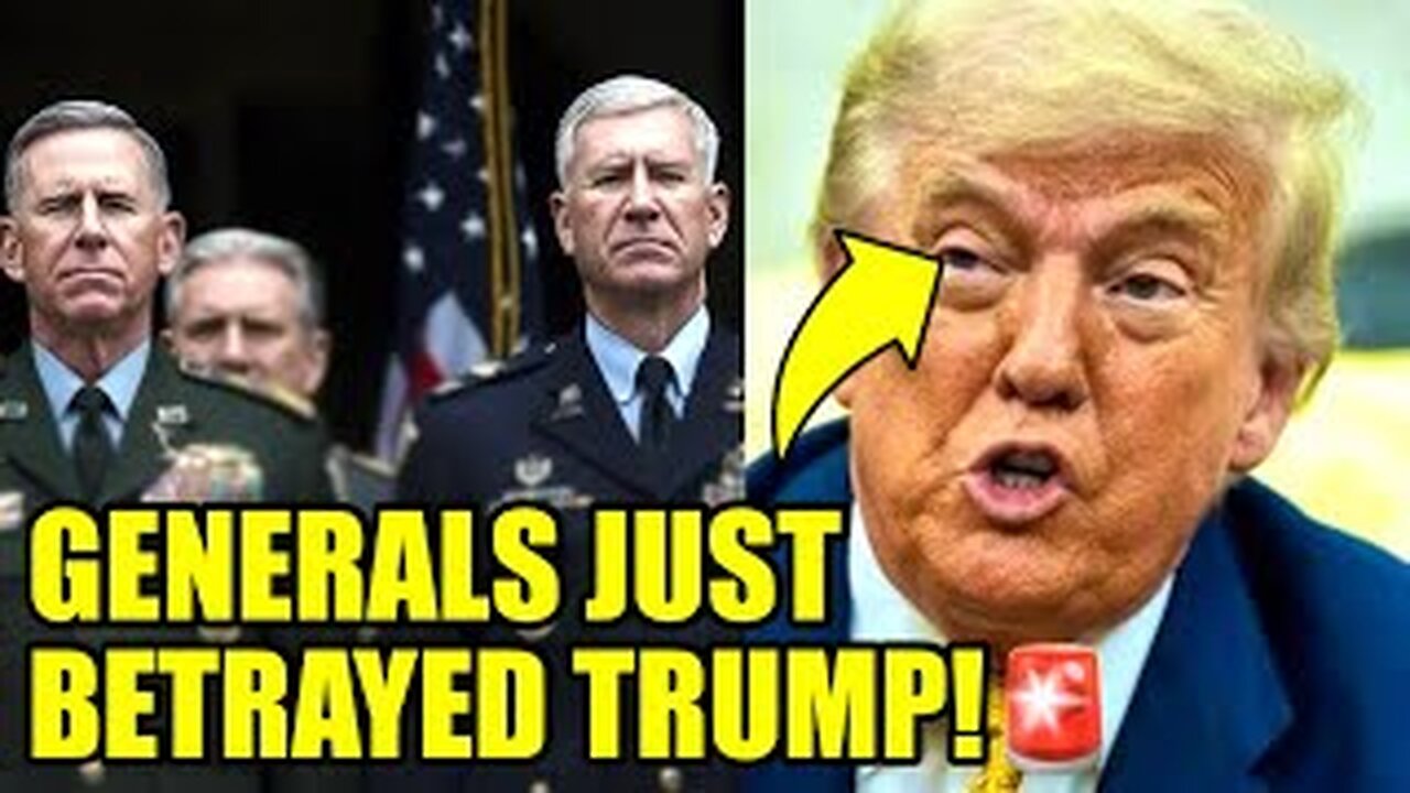 🚨Trump HIDES As GENERALS Drop SURPRISE BOMB On Him
