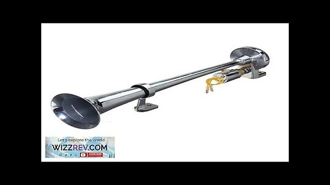 Chrome Single Trumpet Air Horn Trucks Lorry Automobiales Boat Review