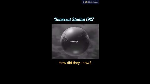 Universal Studios in 1927. How did they know???!